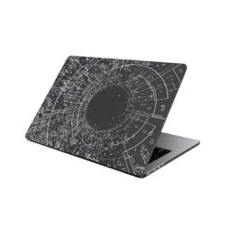 Translucent Tunnel Vision Full Body Cover For Macbook Air 13 M1 - Black
