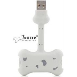 Bone Collection Doggy Link Portable 2-port Usb Hub-usb 2.0 Compliant And Usb 1.1 Compatible - White