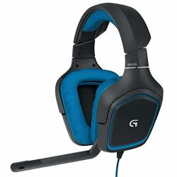 Logitech G430 7.1 Wired Surround Sound Gaming Headphones Microphone Headset For PS4 Free Black