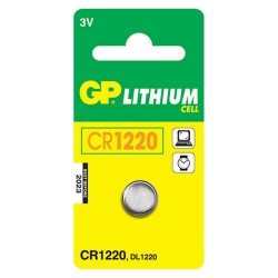 Gp CR1220 Lithium Battery Card 1