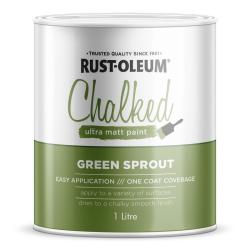 Rustoleum Chalk Paint Green Sprout 1L