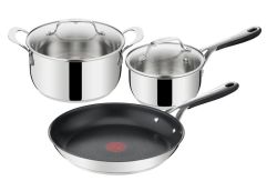 Tefal Jamie Oliver Kitchen Essential Stainless Steel Cookware Set 5 Piece