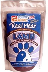 Real Meat 30112 Lamb Dog Treats - 8 Ounce Bag