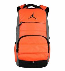Nike Air Jordan Jumpman All World Laptop School Storage Backpack Hyper Orange grey