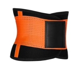Hot Shaper Power Slimming Body Shaper & Waist Trainer Belt Orange
