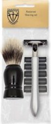 Set: Shaving Brush Razor Spare Blades Pl 6808
