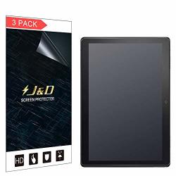 J&d Compatible For 3-PACK Lenovo Smart Tab M10 10.1" Screen Protector Anti-glare Not Full Coverage Matte Film Shield Screen Protector For Lenovo Smart Tab