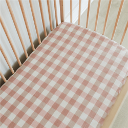 Pretty In Pink Washed Cotton Fitted Sheet