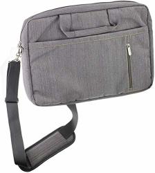 Navitech Grey Premium Messenger carry Bag Compatible With The Lenovo Thinkpad T420 14-INCH Laptop
