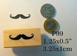 P99 Mustache Rubber Stamp