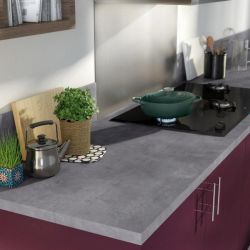 Kitchen Countertop Laminate L300CM X D65CM X H3 8CM Concrete