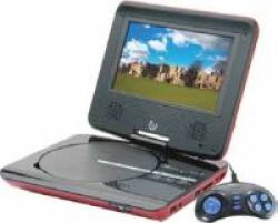 Teac DVP-737 7" Portable DVD Player in Red