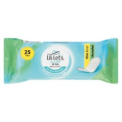 Lil-Lets Essentials Unscented Pantyliners 25 Liners