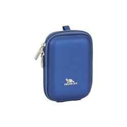 Rivacase 7022 Pu Compact Case For Point And Shoot Digital Camera - Light Blue