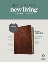 Nlt Wide Margin Bible Filament Enabled Edition Brown Leather Fine Binding