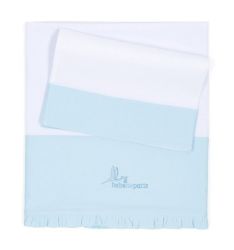 Bebedeparis Baby Linen Flat Sheet And Pillowcase