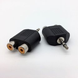 Adapter 3.5MM M To 2 Rca F