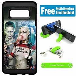 For Samsung Galaxy Note 8 Defender Rugged Hard Cover Case - Joker Harley Quinn Real Bubble