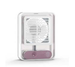 Psm Portable Air Cooler Humidifier USB Desktop Pink