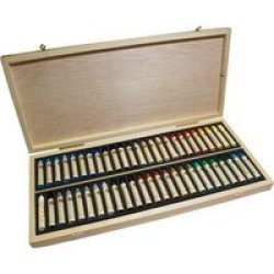 Oil Pastels - Wooden Box Sets 50 Assorted