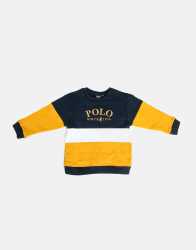 Polo Kids Gavin Colour Block Sweater - 13-14 Yellow