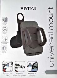 Vivitar Universal Gray Smartphone Mount For Bike Stroller And Gym Equipment