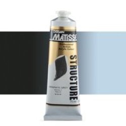 Matisse Structure Acrylic Paint 75ML Tube Graphite Grey