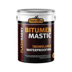Bitumen Mastic Trowelable Waterproofing Sealer 5 Litre