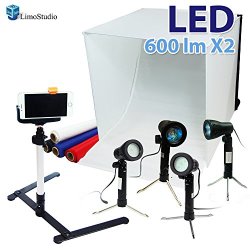 LimoStudio 24 Folding Photo Box Tent Led Light Table Top Photography Studio Kit Agg1071