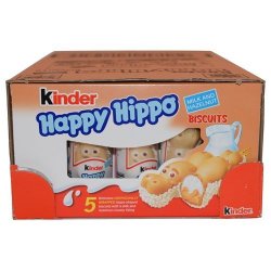 Kinder Happy Hippo - Hazelnut Case 10X 20.7G X 5 50 Pcs