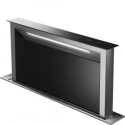Smeg 90CM Downdraft Extractor Stainless Steel And Black Glass KDD90VXNE