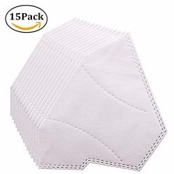Pm 2.5 Anti-pollution Mask Washable Cotton Respirator With Replaceable Filters 15 Filters