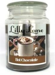 Lilly Lane Chocolate Orange Scented Candle Large Lidded Mason Glass Jar Wax Capacity 510GRAMS Burn Time Up To 75 Hours High Quality Premium Paraffin