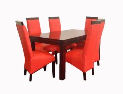 7PCLADY High Back Dining Room Suite