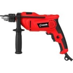 Casals Impact Drill With Auxiliary Handle 13MM Chuck 810W Red