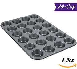 Thunder Group 24 Cup Muffin Pan - Non Stick - Small Cup