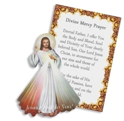 Divine Mercy Pocket Saint - With Divine Mercy Prayer