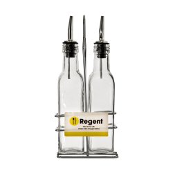 Regent Tall Square Oil & Vinegar Bottles