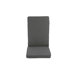 Patio Cushion Chair High Back Reseat 100% Recycled 120X49X5CM Anthr