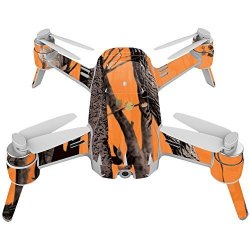 MightySkins Skin For Yuneec Breeze 4K Drone Orange Camo Protective Durable And Unique Vinyl Decal Wrap Cover Easy To Apply Remove And Change