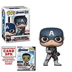 Funko Pop Marvel Avengers Captain America Endgame With Collective Card Ee Exclusive
