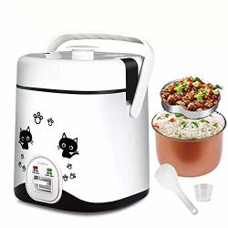 1.2L MINI Rice Cooker Electric Lunch Box Travel Rice Cooker Small Removable Non-stick Pot Keep Warm Function Suitable For 1-2 People - For Cooking