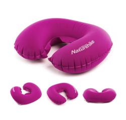 Naturehike Portable U Shape Inflatable Pillow Sleeping Gear - Purple
