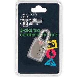 On The Go 3-DIAL Tsa Combination Lock
