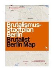 Brutalist Berlin Map Sheet Map