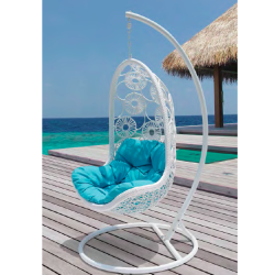 Chair Hanging White blue