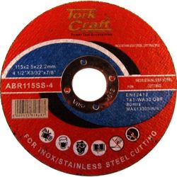 Cutting Disc Stainless Steel 115X2.5X22.22MM - 10 Pack
