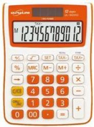 Ultralink Ultra Link 12 Digit Tax Calculator - Orange