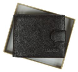 Pu Leather Slim Wallets - Brown
