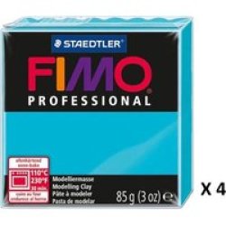 Professional Modelling Clay - Turquoise 85G X 4 - Bulk Pack